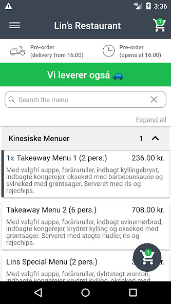 Run android online APK Lins Restaurant from MyAndroid or emulate Lins Restaurant using MyAndroid
