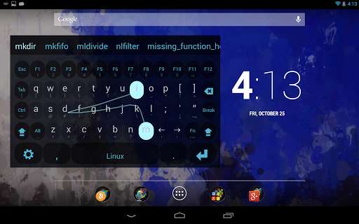 Run android online APK Linux Keyboard Plugin from MyAndroid or emulate Linux Keyboard Plugin using MyAndroid