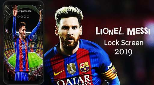 Emulate Android APK Lionel Messi Lock Screen
