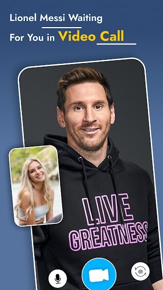 Run android online APK Lionel Messi Video Call Prank from MyAndroid or emulate Lionel Messi Video Call Prank using MyAndroid