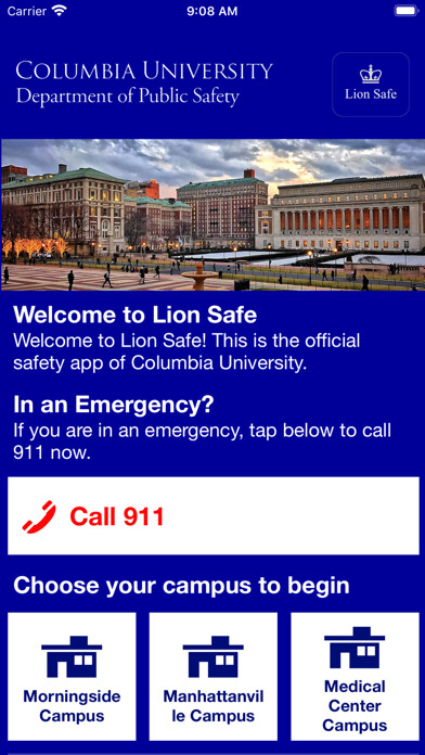 Emulate iPhone app Lion Safe Columbia University using MyAndroid Emulate iPhone app Lion Safe Columbia University using MyAndroid