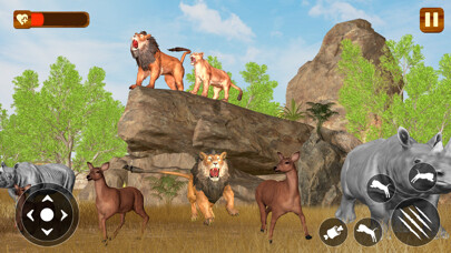Emulate iPhone app Lion Simulator - Wild Animals using MyAndroid