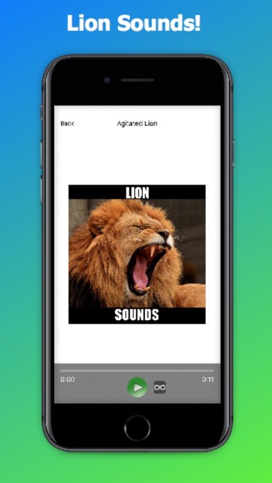 Emulate iPhone app Lion Sounds - Lion Roaring using MyAndroid Emulate iPhone app Lion Sounds - Lion Roaring using MyAndroid