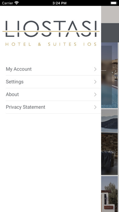 Emulate iPhone app Liostasi Hotel using MyAndroid Emulate iPhone app Liostasi Hotel using MyAndroid