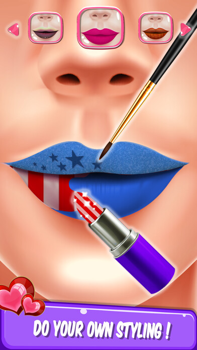 Emulate iPhone app Lip Makeup Art DIY using MyAndroid Emulate iPhone app Lip Makeup Art DIY using MyAndroid
