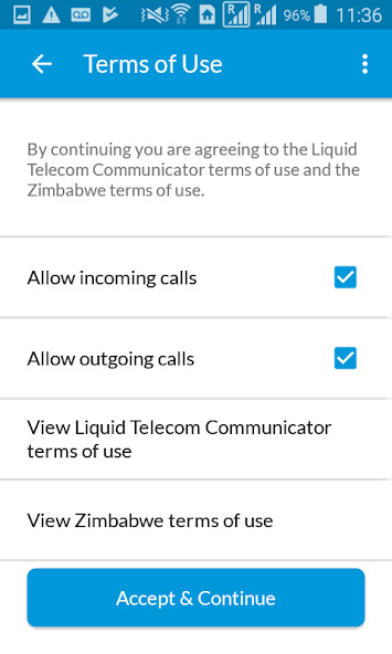 Emulate iPhone app Liquid Communicator using MyAndroid