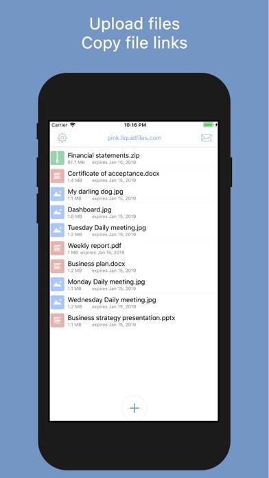 Emulate iPhone app LiquidFiles using MyAndroid Emulate iPhone app LiquidFiles using MyAndroid