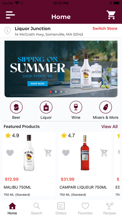 Emulate iPhone app Liquor Junction using MyAndroid Emulate iPhone app Liquor Junction using MyAndroid