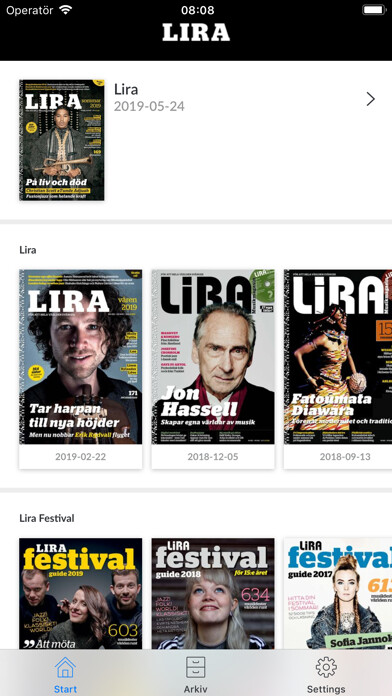 Emulate iPhone app Lira Musikmagasin using MyAndroid Emulate iPhone app Lira Musikmagasin using MyAndroid