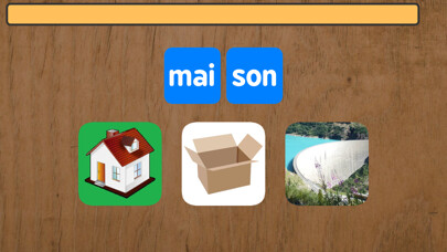 Emulate iPhone app Lire les syllabes using MyAndroid