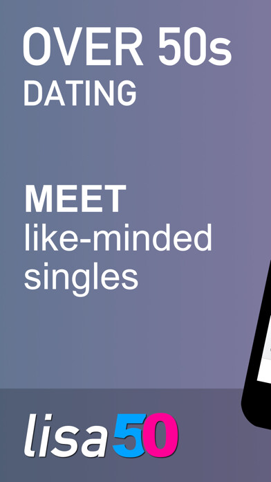 Emulate iPhone app Lisa50 - Over 50 Dating App using MyAndroid