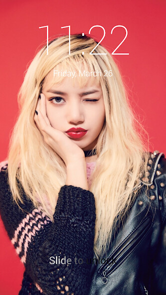 Run android online APK Lisa BlackPink Lock Screen from MyAndroid or emulate Lisa BlackPink Lock Screen using MyAndroid
