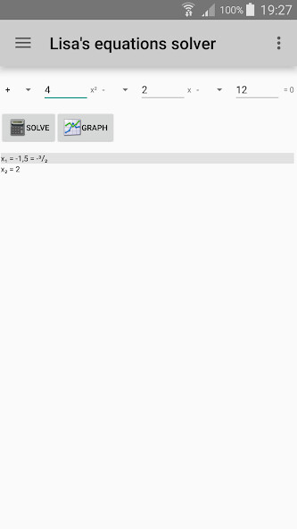 Run android online APK Lisas equation solver from MyAndroid or emulate Lisas equation solver using MyAndroid