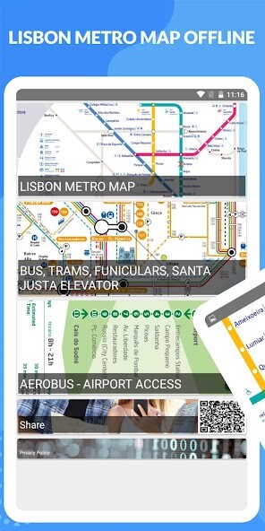 Run android online APK Lisbon Metro LX Map Offline from MyAndroid or emulate Lisbon Metro LX Map Offline using MyAndroid