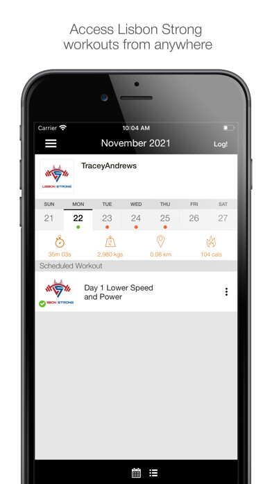 Emulate iPhone app Lisbon Strong using MyAndroid