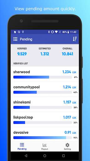 Run android online APK Lisk Pending from MyAndroid or emulate Lisk Pending using MyAndroid