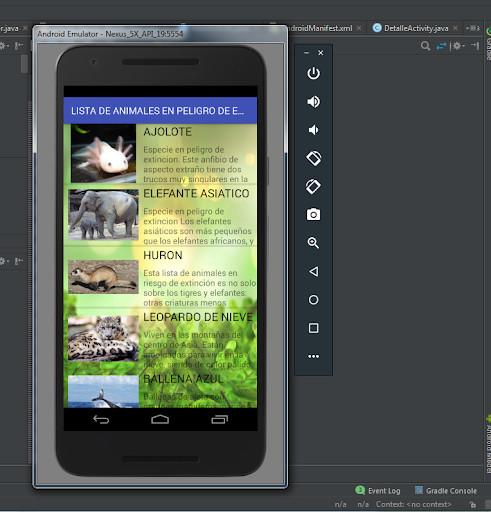 Run android online APK Lista de Animales en Peligro de Extincion from MyAndroid or emulate Lista de Animales en Peligro de Extincion using MyAndroid Run android online APK Lista de Animales en Peligro de Extincion from MyAndroid or emulate Lista de Animales en Peligro de Extincion using MyAndroid