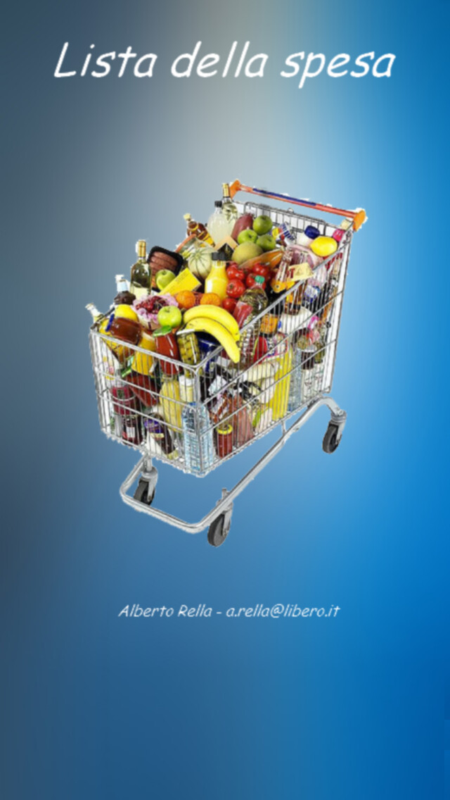 Emulate iPhone app Lista Della Spesa ( my shopping list ) using MyAndroid