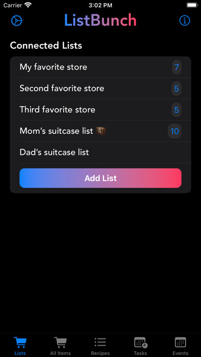 Emulate iPhone app ListBunch using MyAndroid Emulate iPhone app ListBunch using MyAndroid