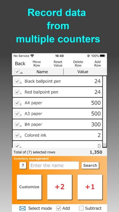 Emulate iPhone app List Counter using MyAndroid