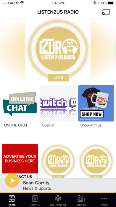 Emulate iPhone app LISTEN2US RADIO using MyAndroid Emulate iPhone app LISTEN2US RADIO using MyAndroid