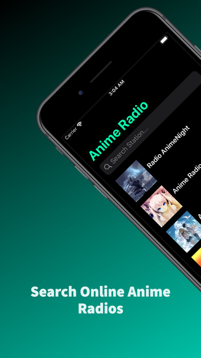 Emulate iPhone app Listen Anime Radio using MyAndroid
