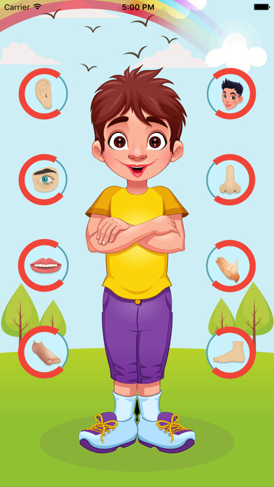 Emulate iPhone app Listen, Learn and Speak - Body Parts using MyAndroid Emulate iPhone app Listen, Learn and Speak - Body Parts using MyAndroid