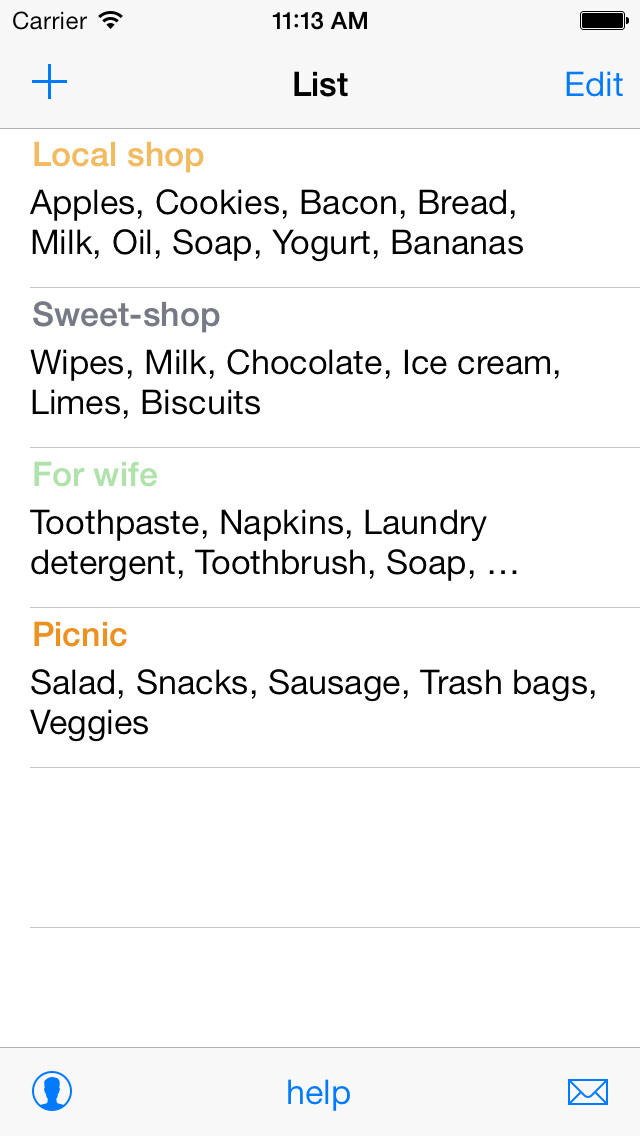 Emulate iPhone app List free - shopping, grocery, sync using MyAndroid Emulate iPhone app List free - shopping, grocery, sync using MyAndroid