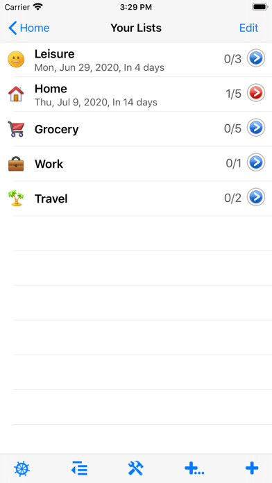 Emulate iPhone app List! Lite using MyAndroid Emulate iPhone app List! Lite using MyAndroid