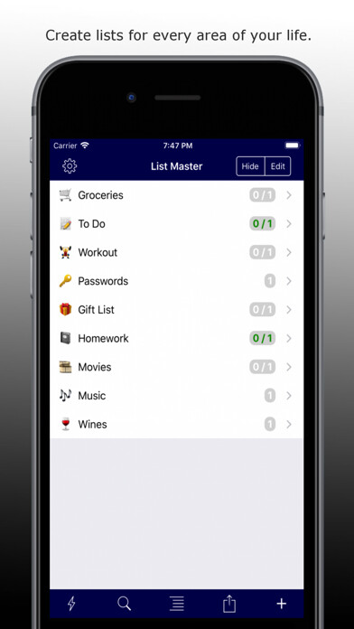 Emulate iPhone app List Master - Your Lists using MyAndroid Emulate iPhone app List Master - Your Lists using MyAndroid