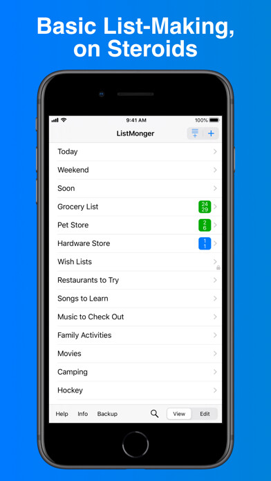 Emulate iPhone app ListMonger using MyAndroid Emulate iPhone app ListMonger using MyAndroid