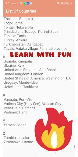 Run android online APK List Of Countries from MyAndroid or emulate List Of Countries using MyAndroid Run android online APK List Of Countries from MyAndroid or emulate List Of Countries using MyAndroid