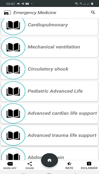 Run android online APK List Of Emergency medicine from MyAndroid or emulate List Of Emergency medicine using MyAndroid