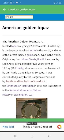 Run android online APK List of Gemstones from MyAndroid or emulate List of Gemstones using MyAndroid