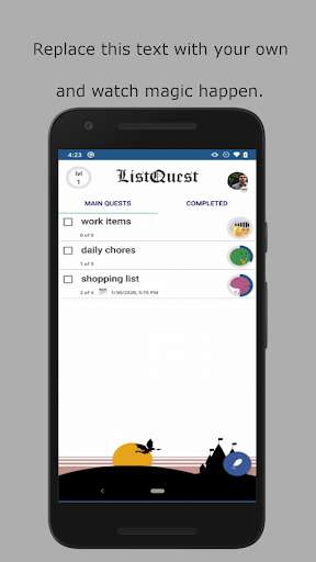 Run android online APK ListQuest from MyAndroid or emulate ListQuest using MyAndroid