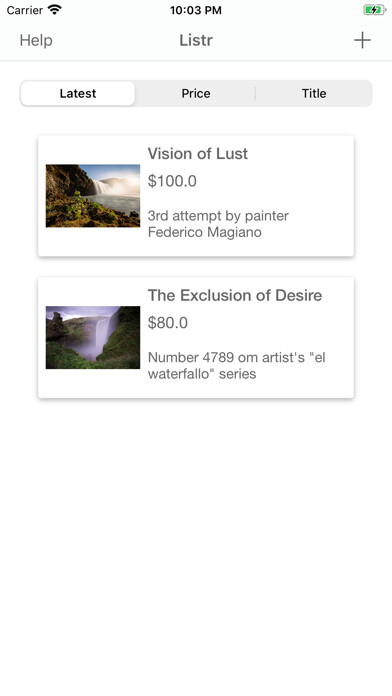 Emulate iPhone app Listr - Create Your Wish List using MyAndroid Emulate iPhone app Listr - Create Your Wish List using MyAndroid