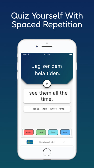 Emulate iPhone app Litany - Language Learning SRS using MyAndroid Emulate iPhone app Litany - Language Learning SRS using MyAndroid