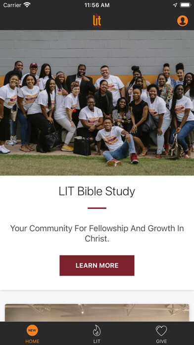 Emulate iPhone app LIT Bible Study using MyAndroid
