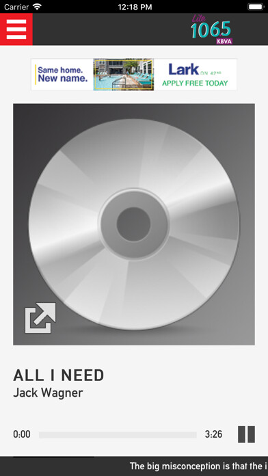 Emulate iPhone app Lite 106.5 KBVA using MyAndroid Emulate iPhone app Lite 106.5 KBVA using MyAndroid