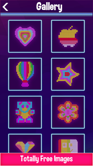 Emulate iPhone app Lite-Brite Numbers Retro Art using MyAndroid Emulate iPhone app Lite-Brite Numbers Retro Art using MyAndroid