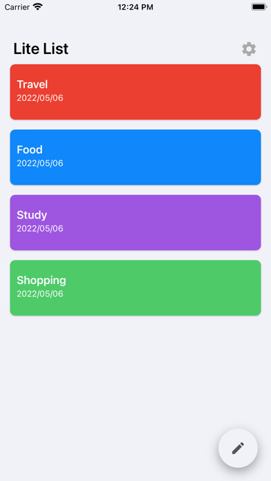 Emulate iPhone app LiteList-shopping list using MyAndroid Emulate iPhone app LiteList-shopping list using MyAndroid