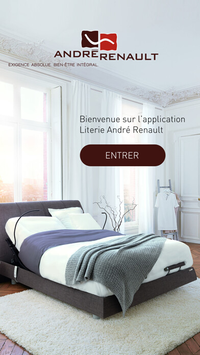 Emulate iPhone app Literie de relaxation using MyAndroid