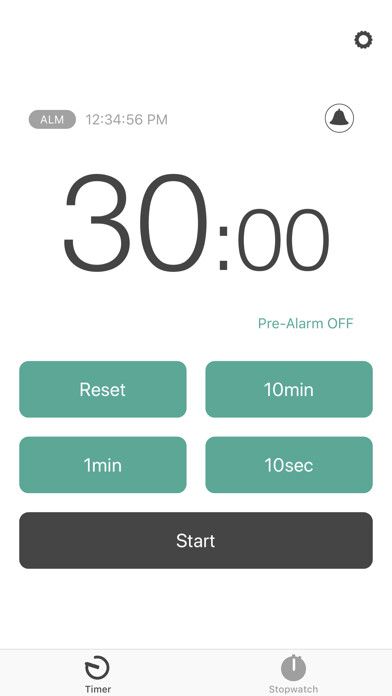 Emulate iPhone app LiteTimer using MyAndroid
