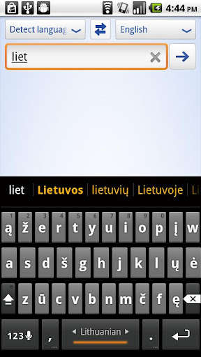 Run android online APK Lithuanian Keyboard Plugin from MyAndroid or emulate Lithuanian Keyboard Plugin using MyAndroid