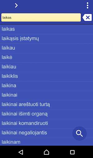 Run android online APK Lithuanian Polish dictionary from MyAndroid or emulate Lithuanian Polish dictionary using MyAndroid