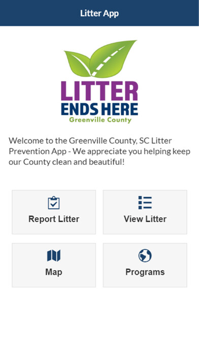 Emulate iPhone app Litter Tracker - Greenville SC using MyAndroid Emulate iPhone app Litter Tracker - Greenville SC using MyAndroid