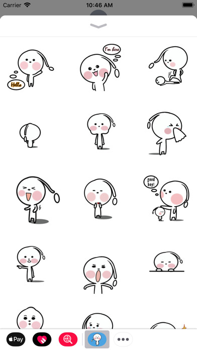 Emulate iPhone app Little Alien Animated Stickers using MyAndroid Emulate iPhone app Little Alien Animated Stickers using MyAndroid