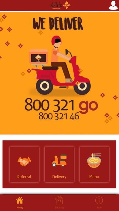 Emulate iPhone app Little Bangkok GO using MyAndroid