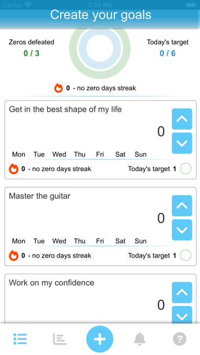 Emulate iPhone app Little Big Steps! Goal Tracker using MyAndroid Emulate iPhone app Little Big Steps! Goal Tracker using MyAndroid