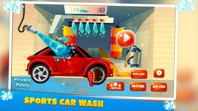 Emulate iPhone app Little Car Wash Makeover Spa using MyAndroid